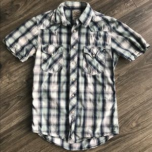 Lucky Brand Short Sleeve Button Up